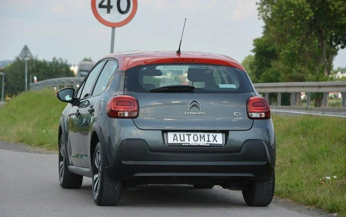 Citroen C3 cena 49300 przebieg: 87007, rok produkcji 2017 z Nekla małe 379